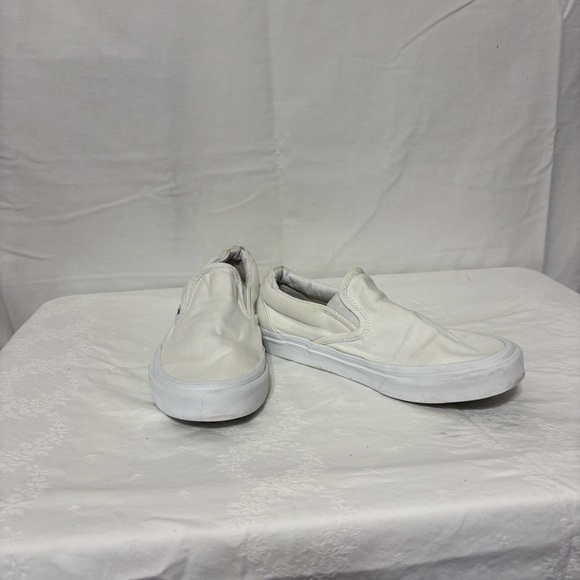Vans Shoes - Vans White Slip-On Loafers unisex.